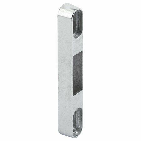 PRIME-LINE Diecast Sliding Door Keeper, 4-1/4 In. x 15/32 In., Aluminum Finish E 2125